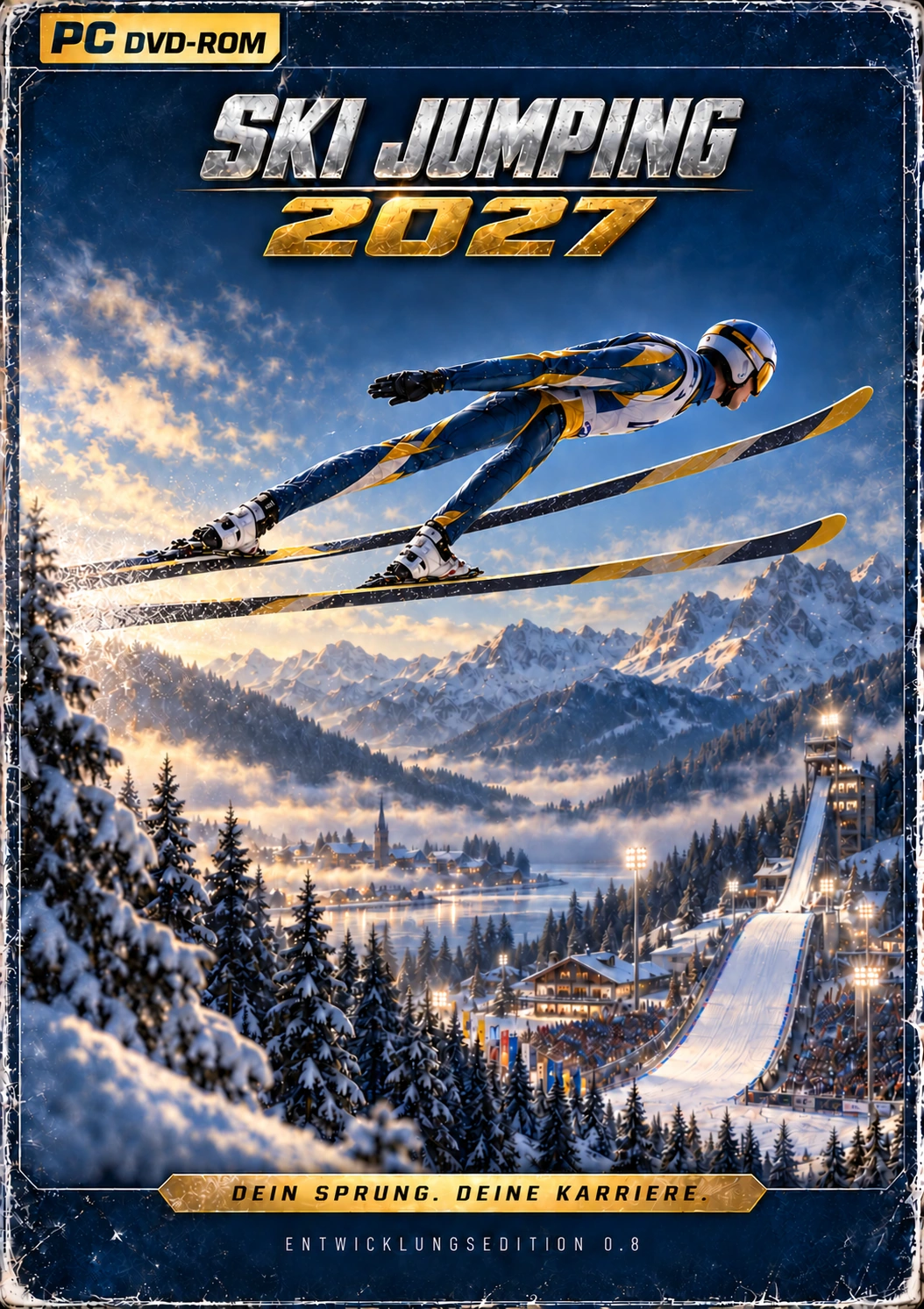 Skispringen 2027 · Vorderseite