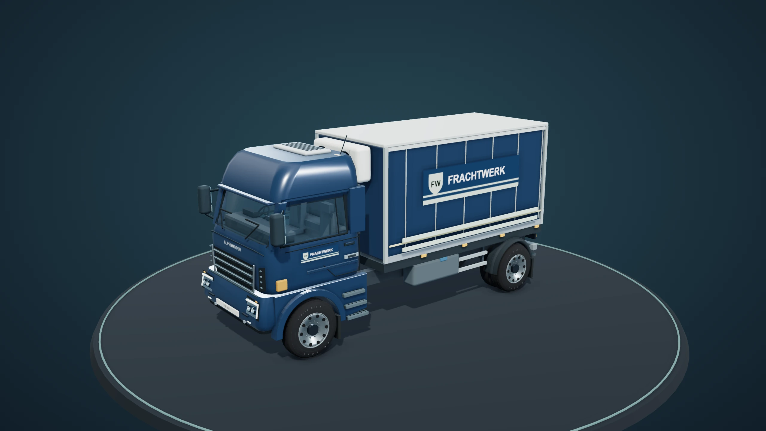 AlpenMotor Frigo 16 · 3D-Fahrzeugstudio
