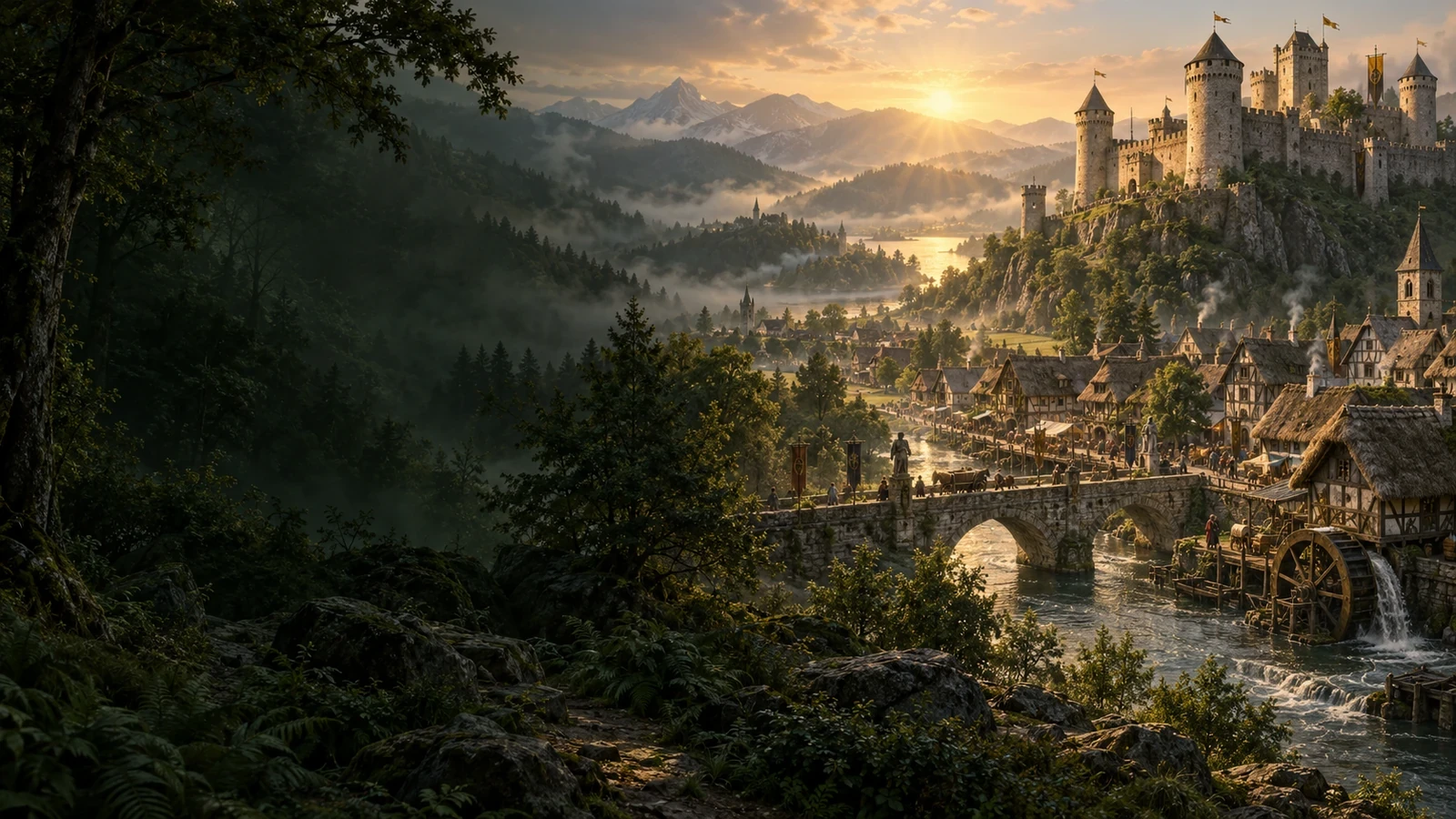 Mittelalter – Burg und Siedlung